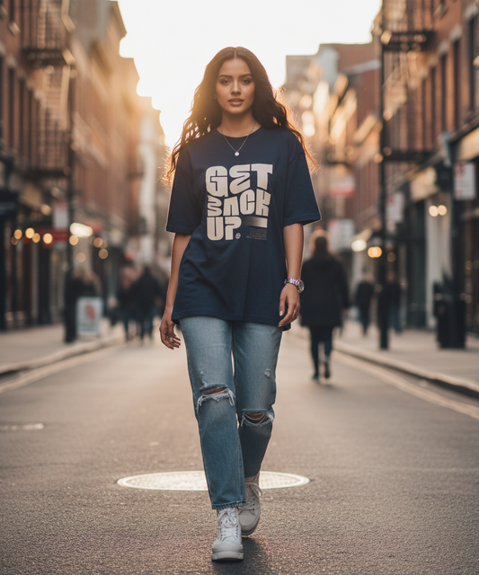 Get Back Up Oversized t-Shirt